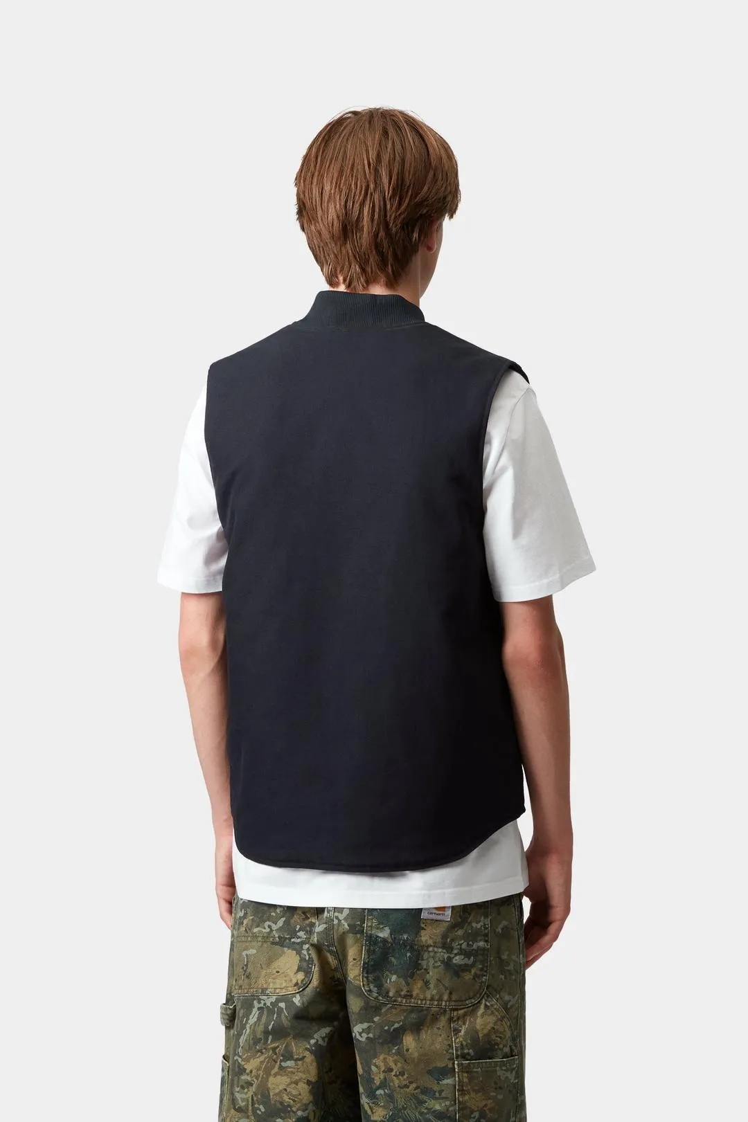 Carhartt WIP Mens Classic Vest | Dark Navy Rigid sold by The Foot Factory product image thumbnail 5