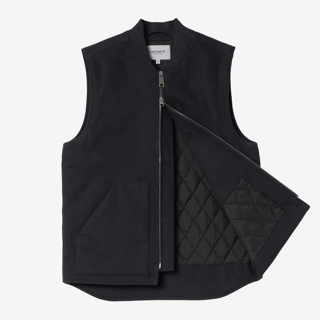 Carhartt WIP Mens Classic Vest | Dark Navy Rigid sold by The Foot Factory product image thumbnail 3
