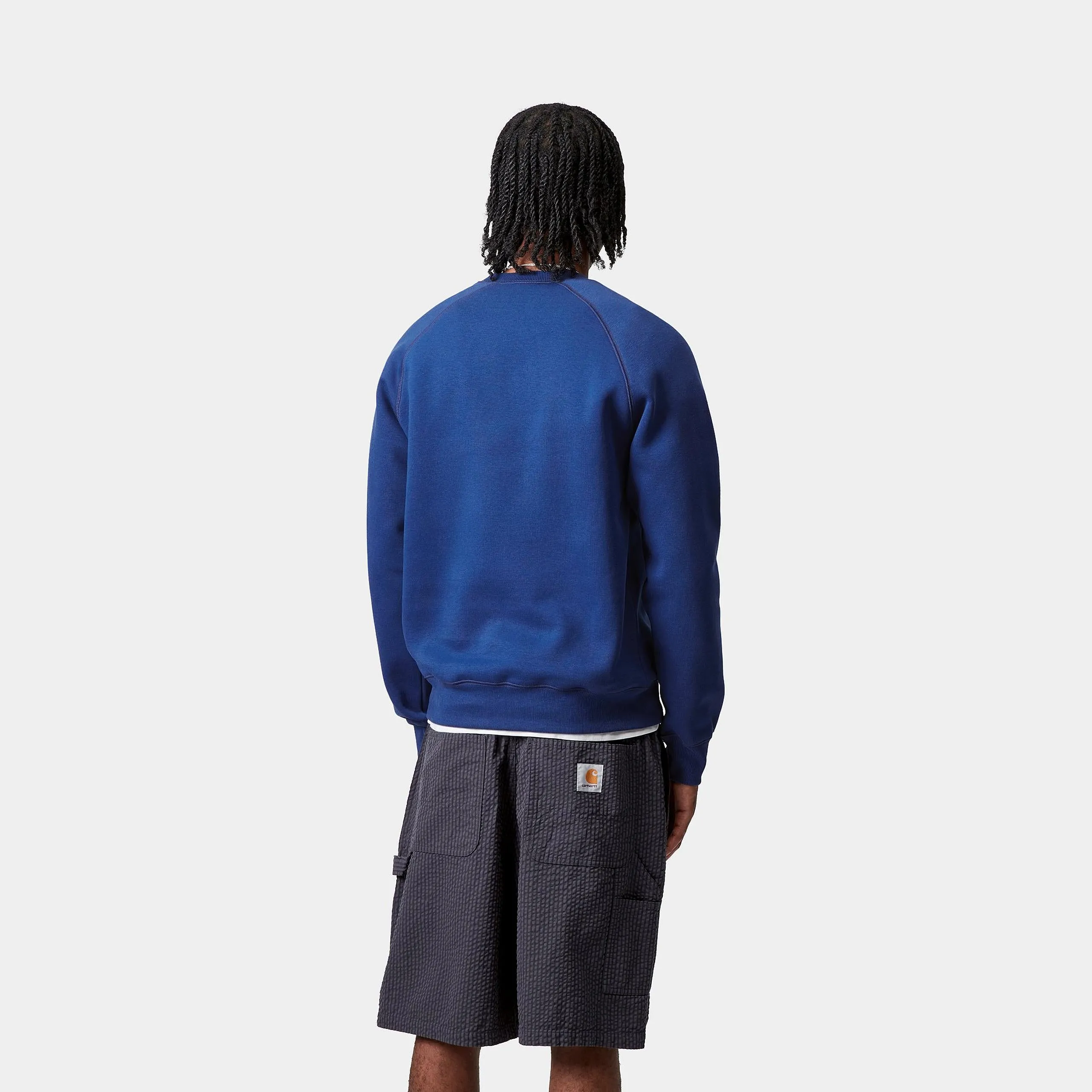 Carhartt WIP Mens Chase Sweat Top | Wolfsbane sold by The Foot Factory product image thumbnail 4