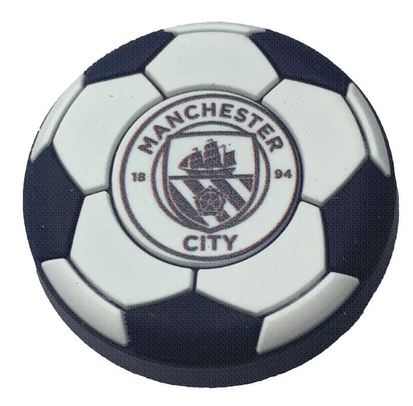Crocs Jibbitz Manchester City Football Charm sold by The Foot Factory