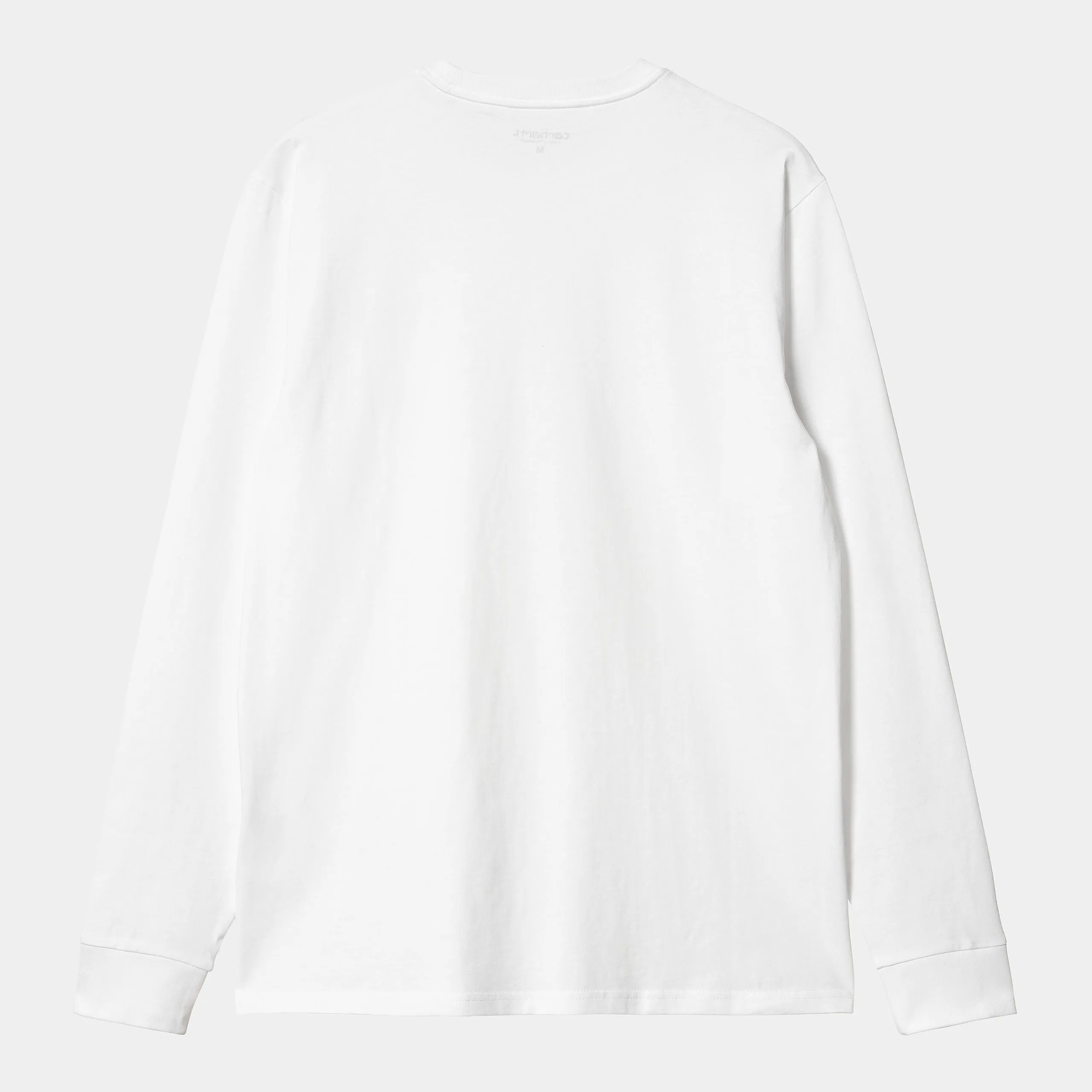 Carhartt WIP Mens Long Sleeve Pocket T-Shirt - White sold by The Foot Factory product image thumbnail 2
