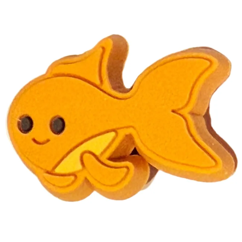 Crocs Jibbitz Cartoon Goldfish Charm sold by The Foot Factory