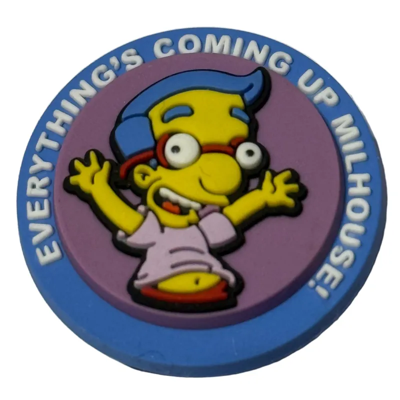 Crocs Jibbitz The Simpsons "Everythings Coming Up Milhouse" Meme Charm made by Crocs