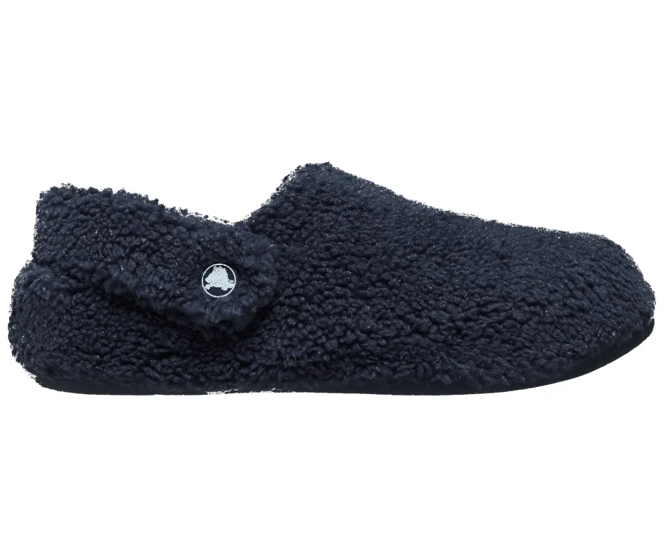 CROCS Unisex Cozzzy Slipper | Navy sold by The Foot Factory