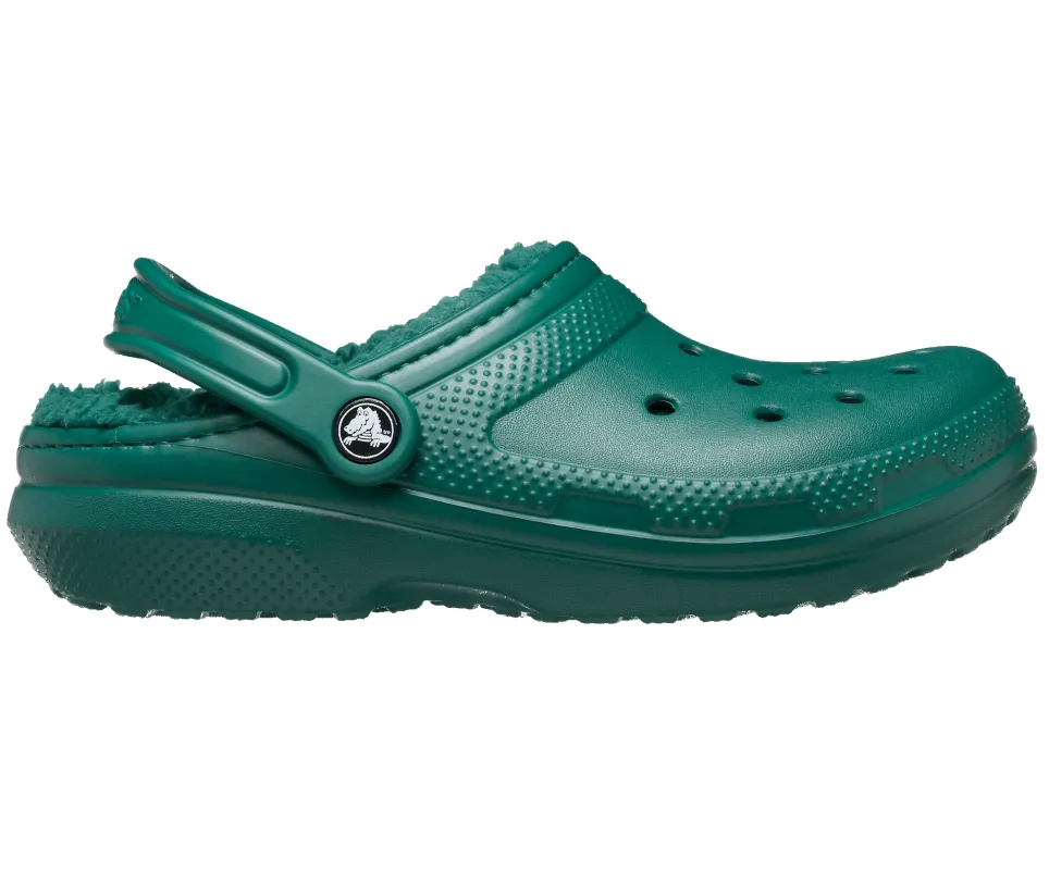Crocs Unisex Classic Lined Clog - Emerald sold by The Foot Factory