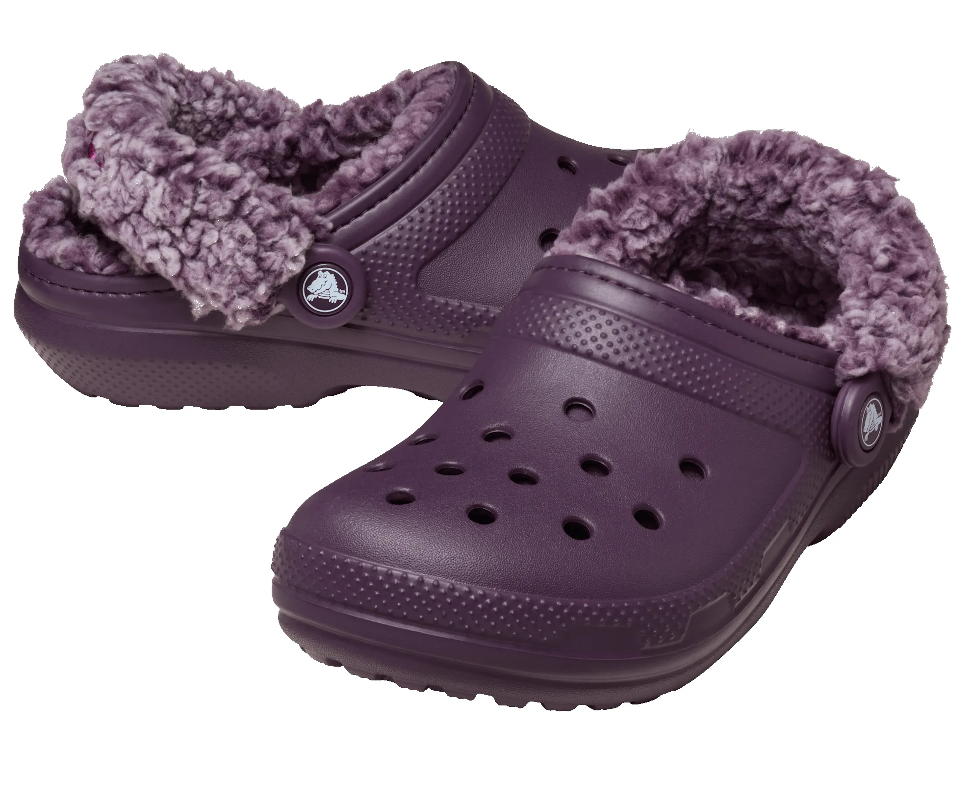 CROCS Unisex Fleece Lined Clog | Plush Plum sold by The Foot Factory product image thumbnail 2