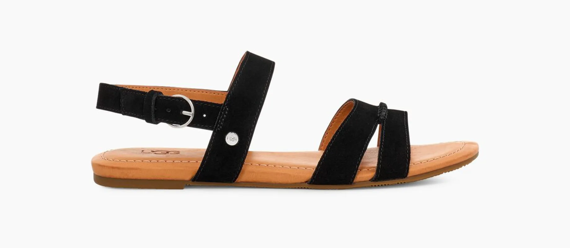 UGG Womens Kaitie Slingback Sandal - Black sold by The Foot Factory