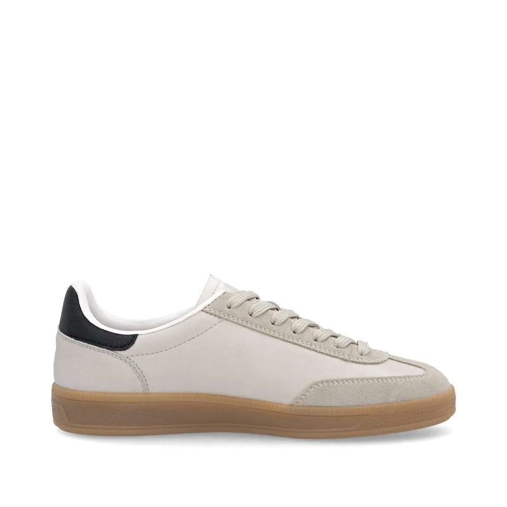 Rieker Womens Fashion Leather Trainers | Beige sold by The Foot Factory product image thumbnail 3