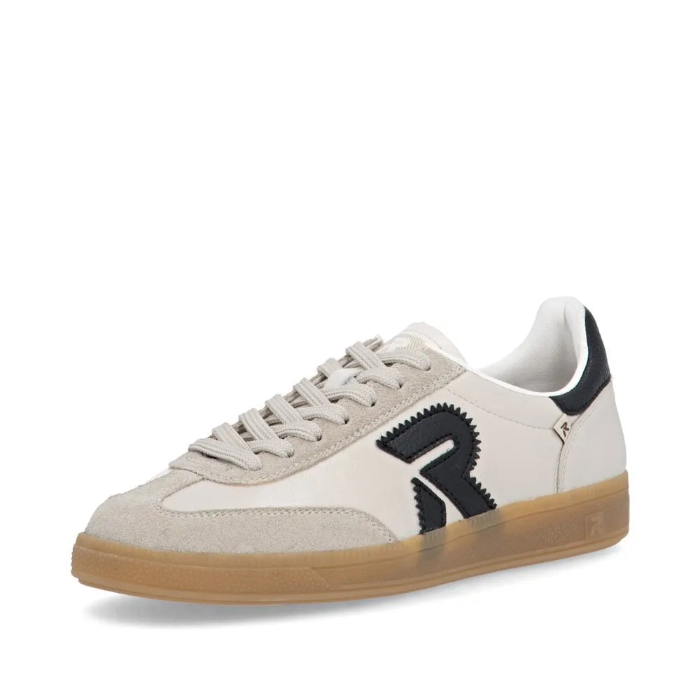Rieker Womens Fashion Leather Trainers | Beige sold by The Foot Factory product image thumbnail 2