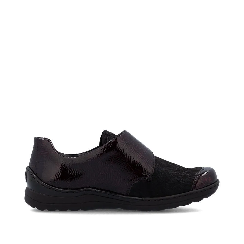 Rieker Womens Casual Extra Width Shoe | Deep Red sold by The Foot Factory product image thumbnail 3