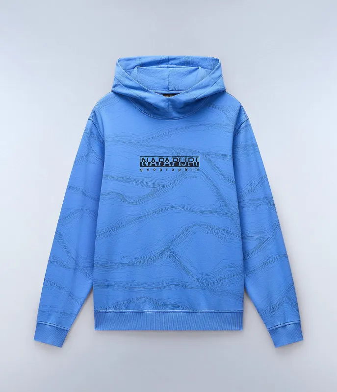Napapijri Mens Cellini Hoodie - Light Blue sold by The Foot Factory