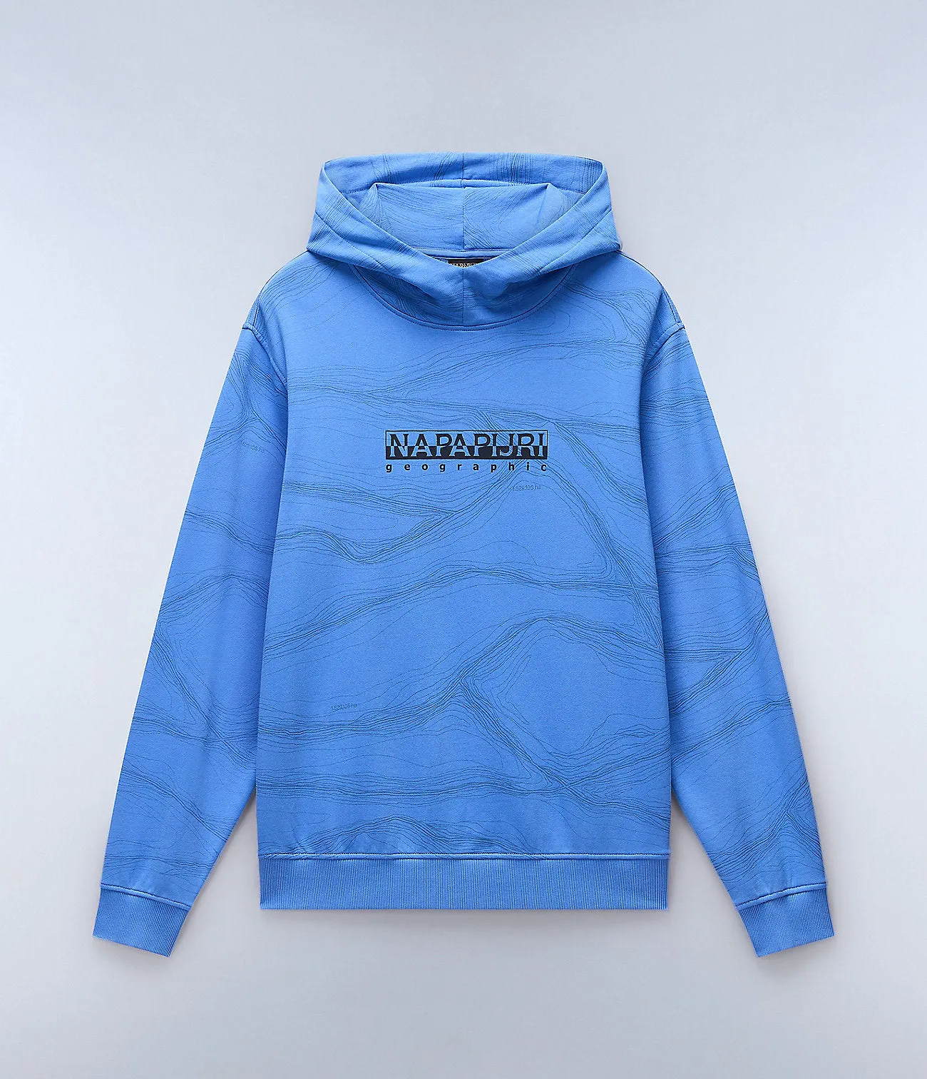 Napapijri Mens Cellini Hoodie - Light Blue sold by The Foot Factory
