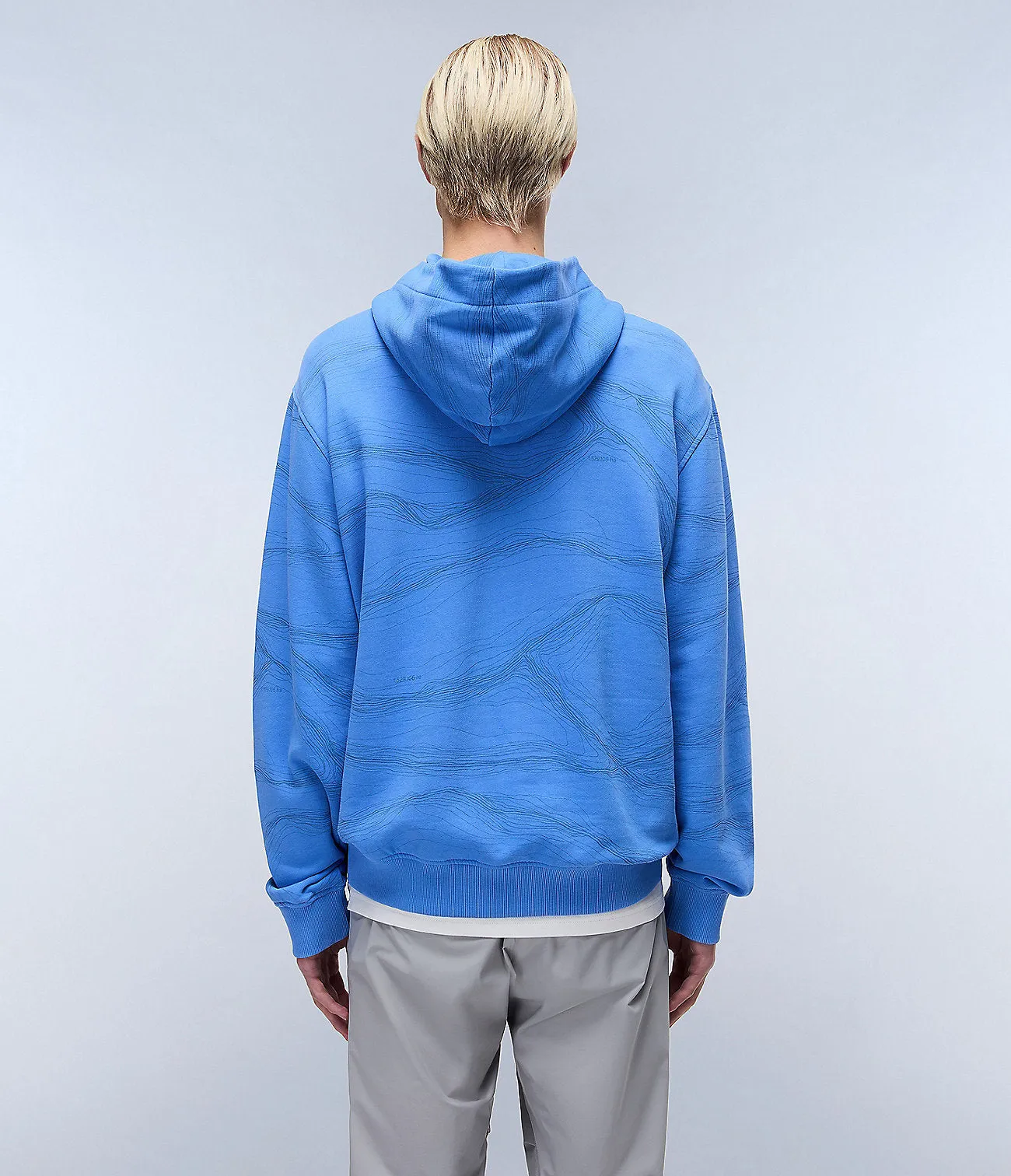 Napapijri Mens Cellini Hoodie - Light Blue sold by The Foot Factory product image thumbnail 5
