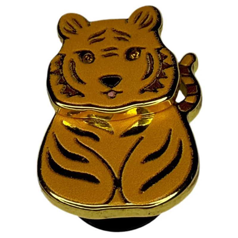 Crocs Jibbitz Enamel Tiger Charm sold by The Foot Factory
