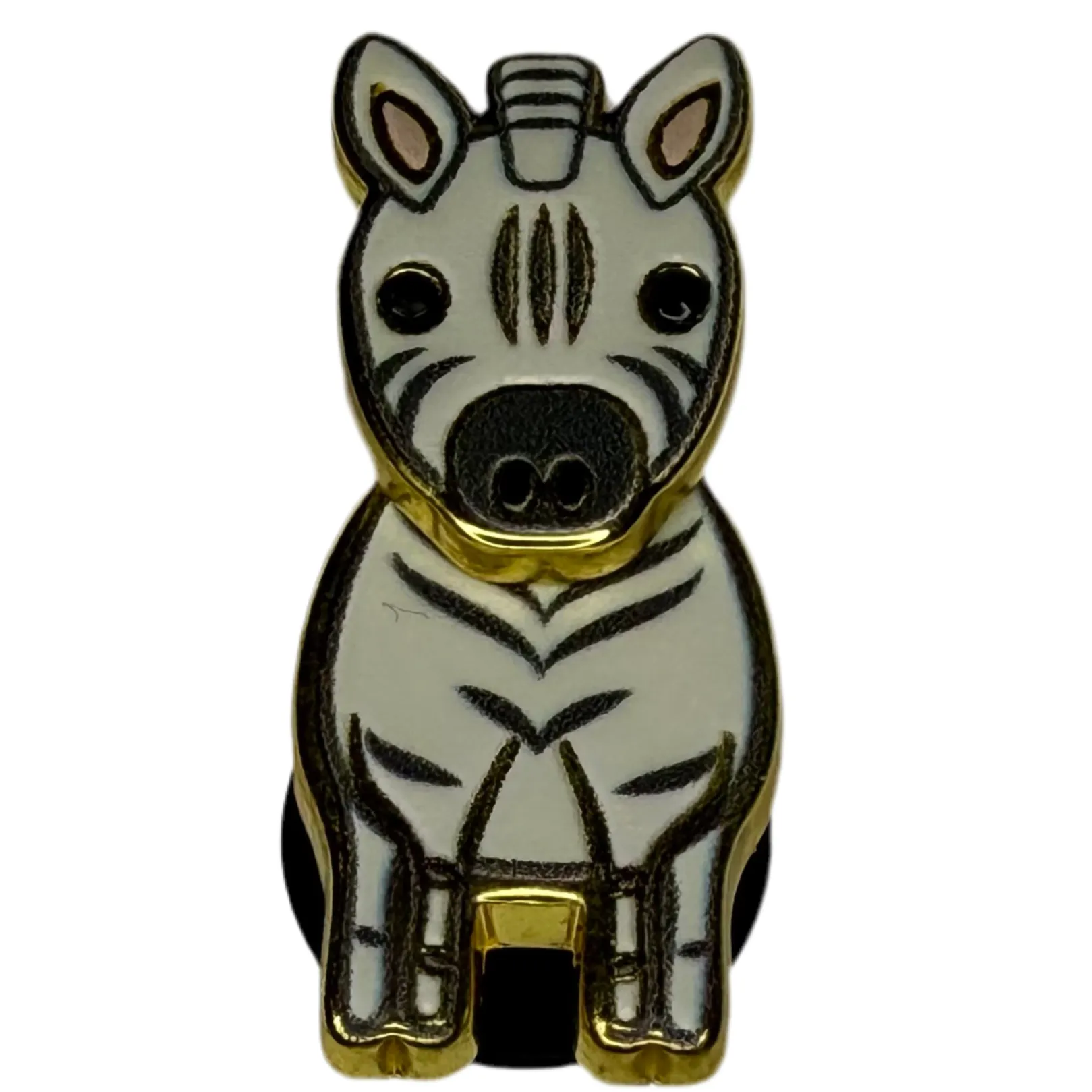 Crocs Jibbitz Enamel Zebra Charm sold by The Foot Factory