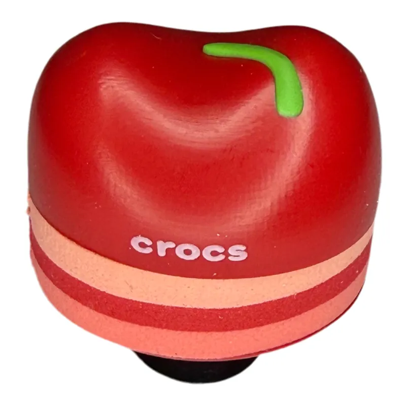 Crocs Jibbitz Stacked Sweets Apple Charm sold by The Foot Factory