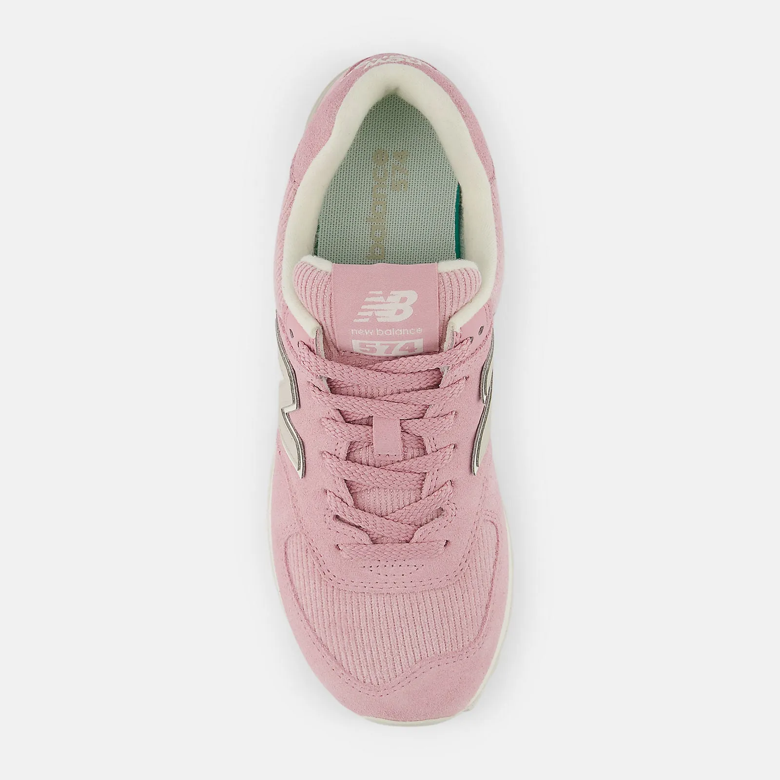 New Balance Womens 574 Fashion Trainers | Rose Sugar / Calcium sold by The Foot Factory product image thumbnail 3