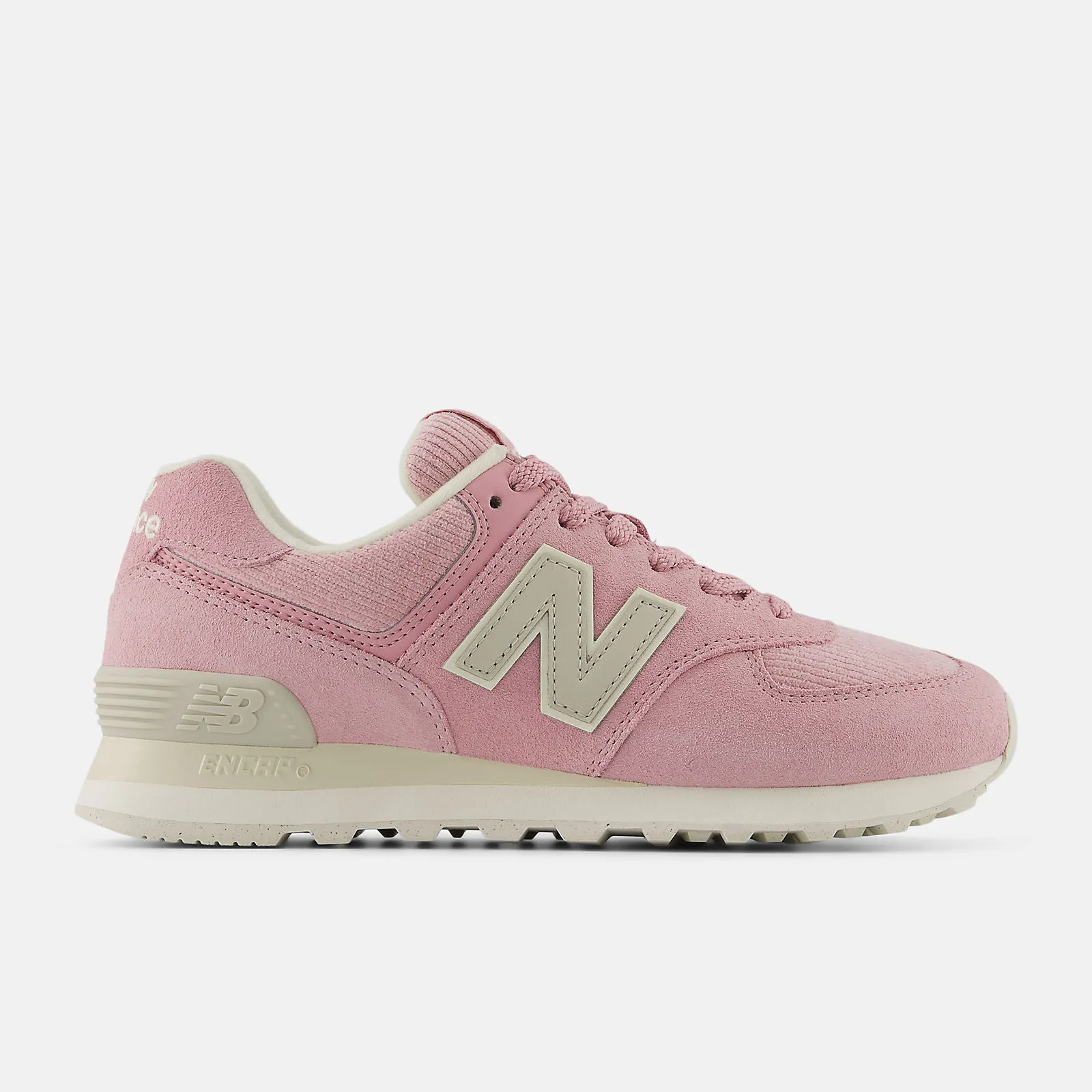 New Balance Womens 574 Fashion Trainers | Rose Sugar / Calcium sold by The Foot Factory