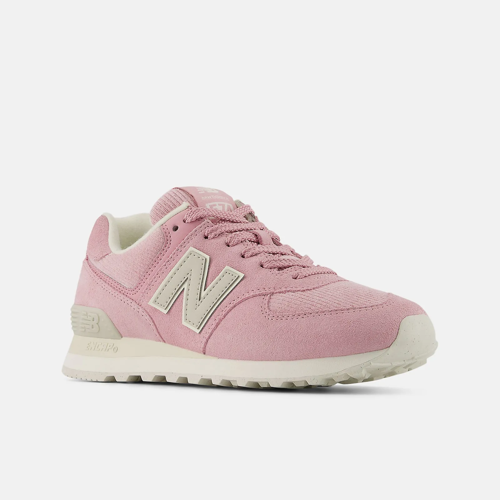 New Balance Womens 574 Fashion Trainers | Rose Sugar / Calcium sold by The Foot Factory product image thumbnail 4
