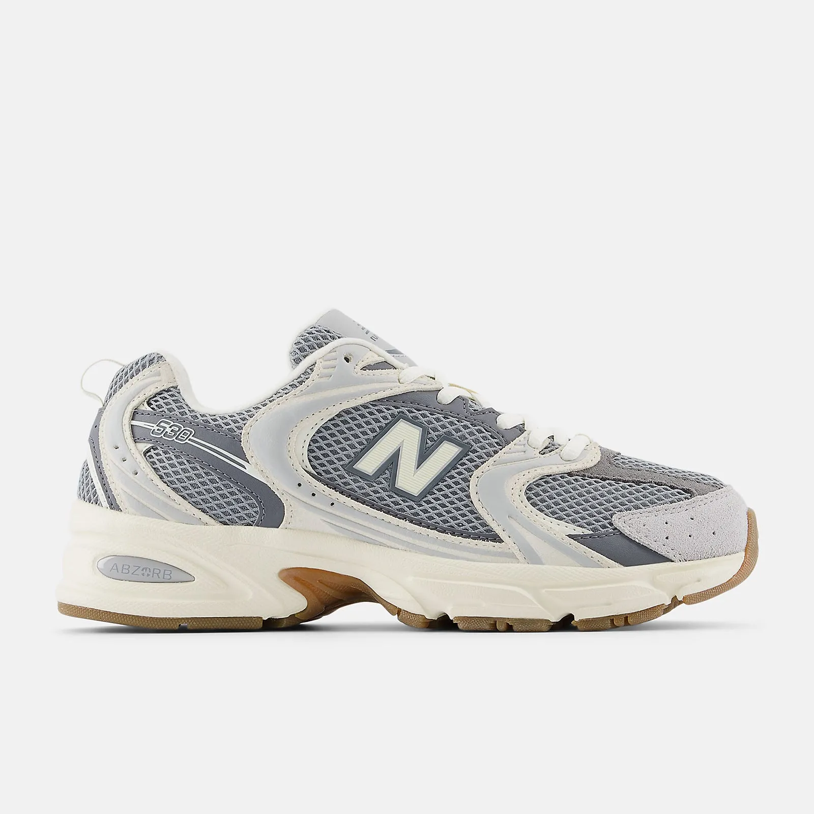 New Balance Unisex 530 Trainers | Raincloud / Castlerock sold by The Foot Factory