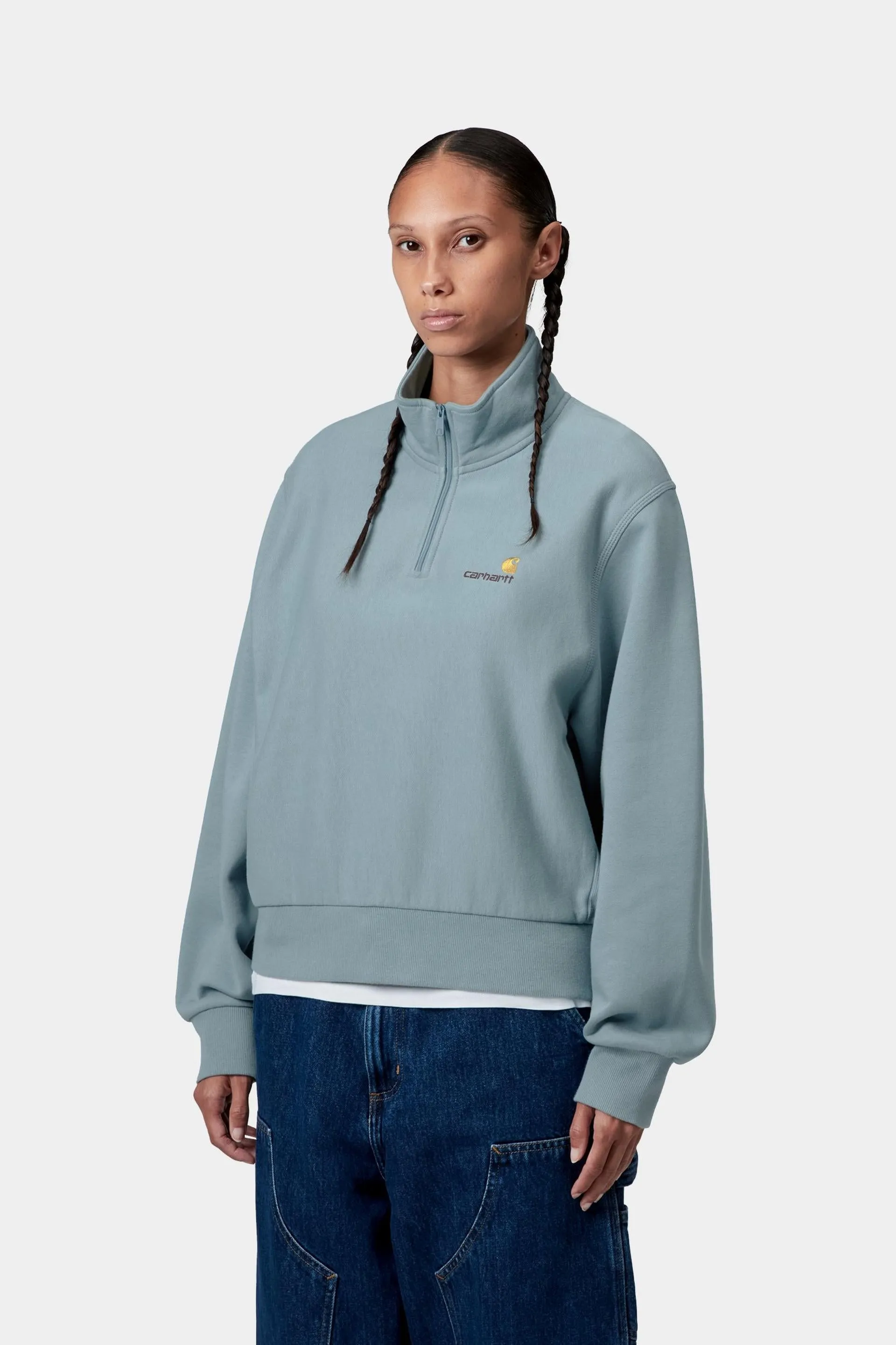 Carhartt WIP American Script High Neck Sweatshirt | Citadel sold by The Foot Factory product image thumbnail 3