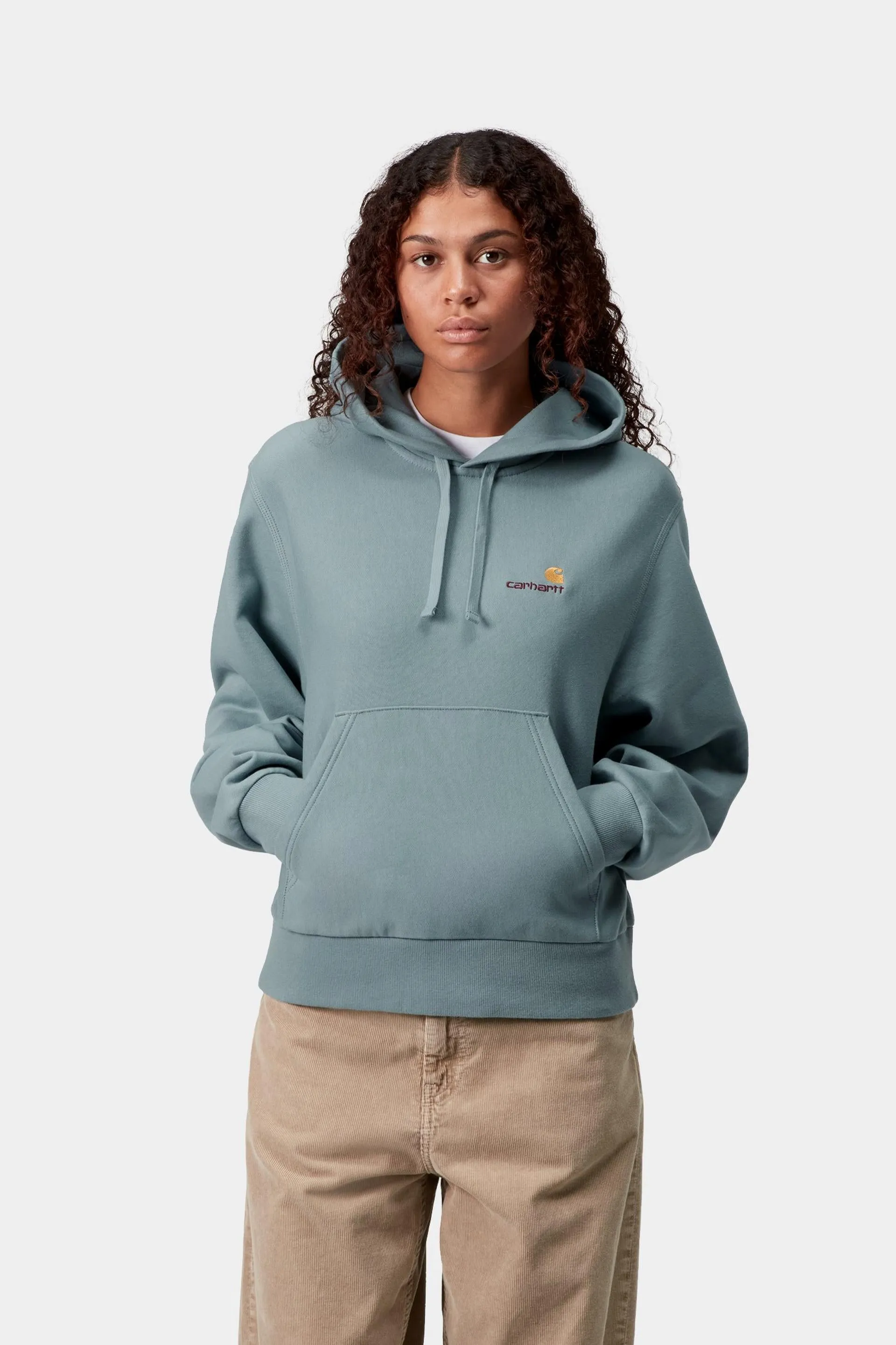 Carhartt WIP Womens American Script Sweat Hoodie | Citadel sold by The Foot Factory product image thumbnail 3