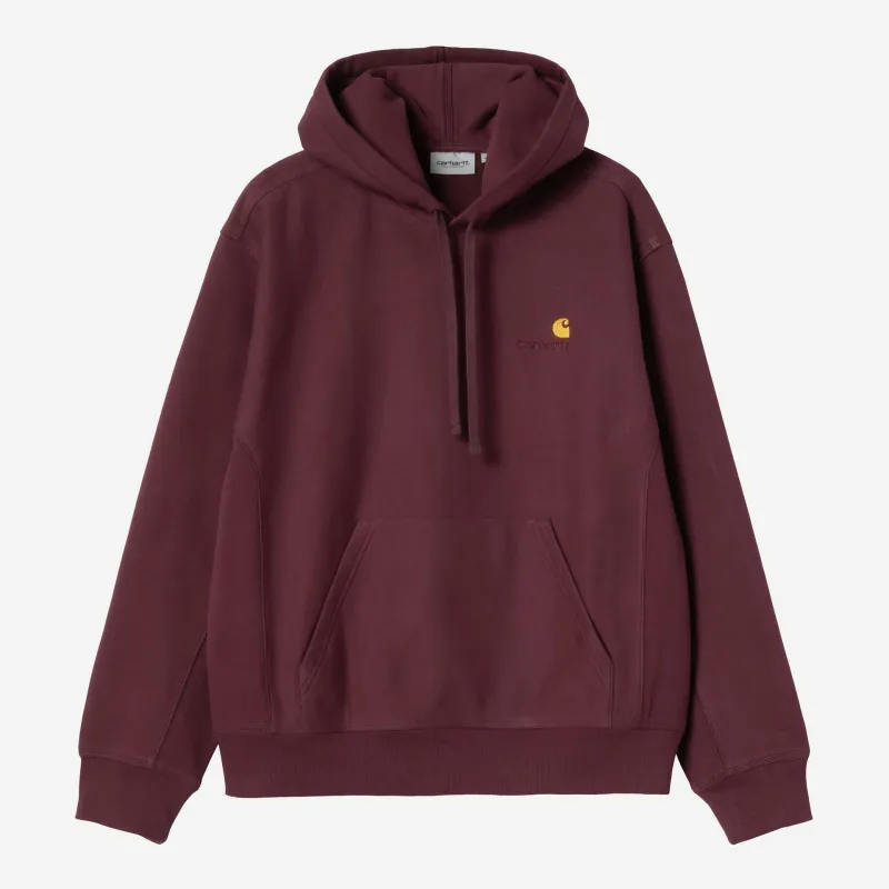 Carhartt WIP Mens American Script Hoodie | Rondo sold by The Foot Factory