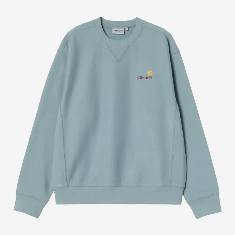 Carhartt WIP Mens American Script Sweat Top | Citadel sold by The Foot Factory
