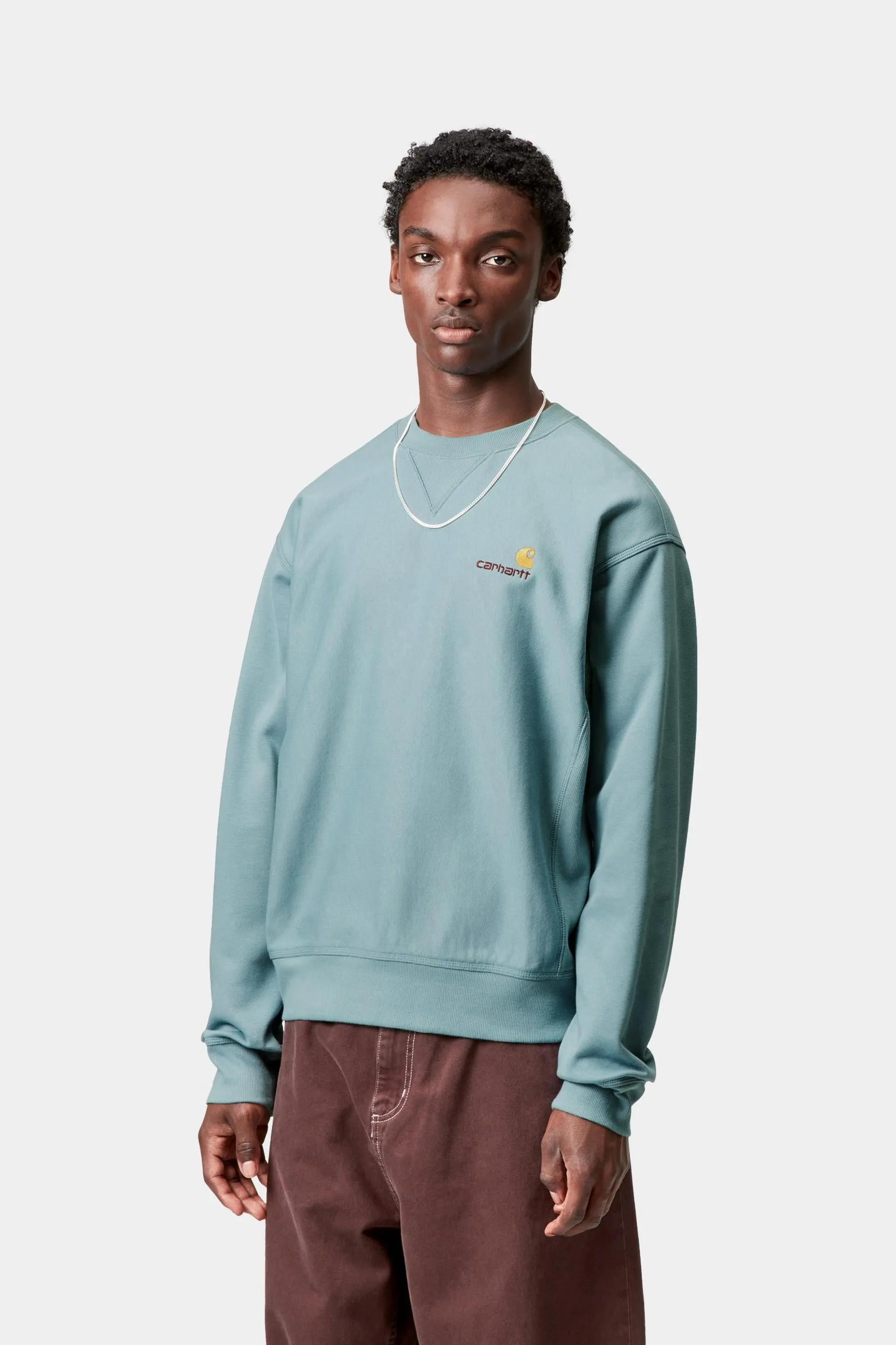 Carhartt WIP Mens American Script Sweat Top | Citadel sold by The Foot Factory product image thumbnail 3