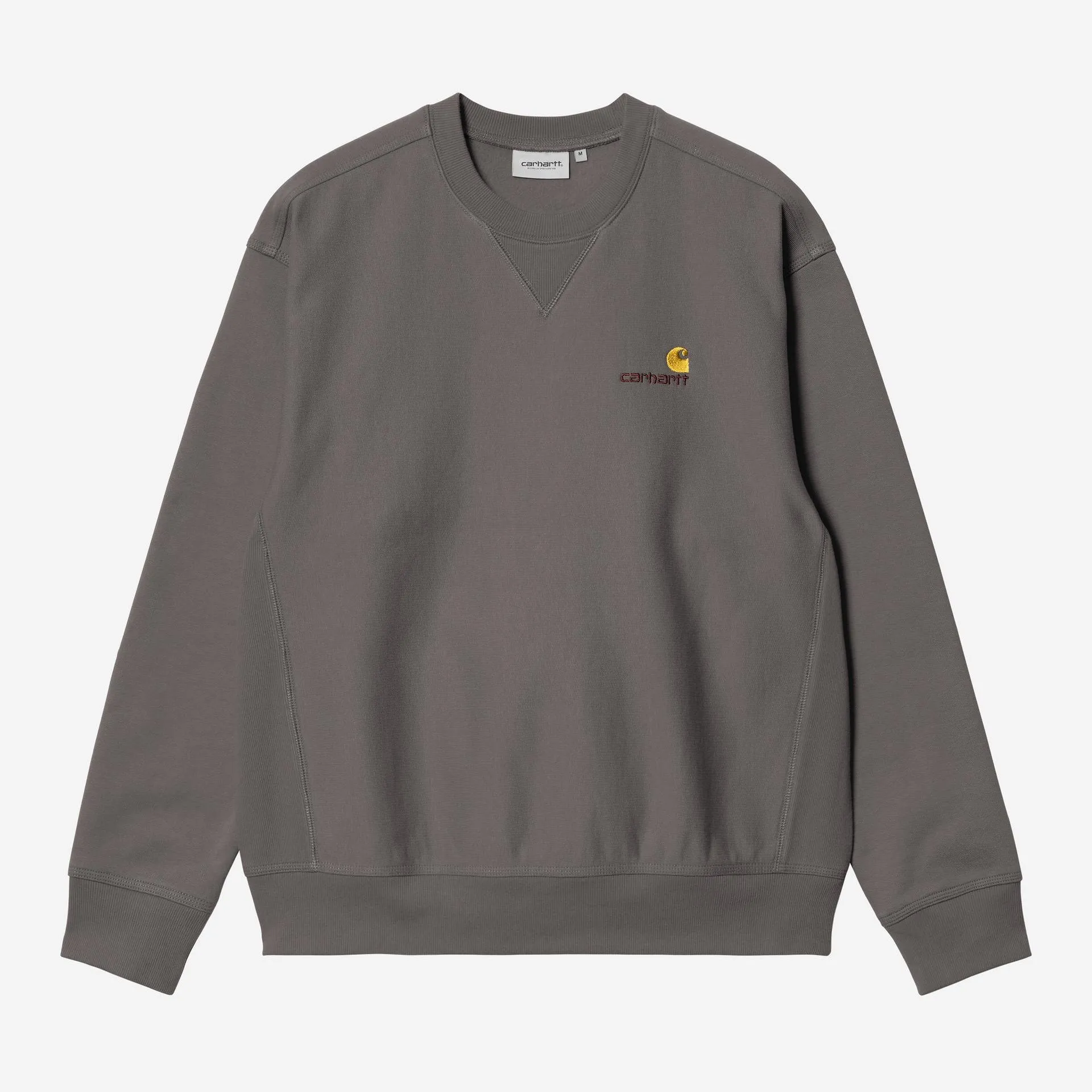 Carhartt WIP Mens American Script Sweat Top | Porphyry sold by The Foot Factory