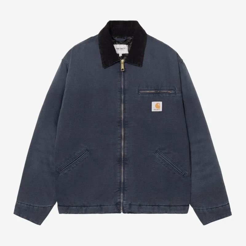 Carhartt WIP Mens OG Detroit Jacket | Dark Navy / Black sold by The Foot Factory