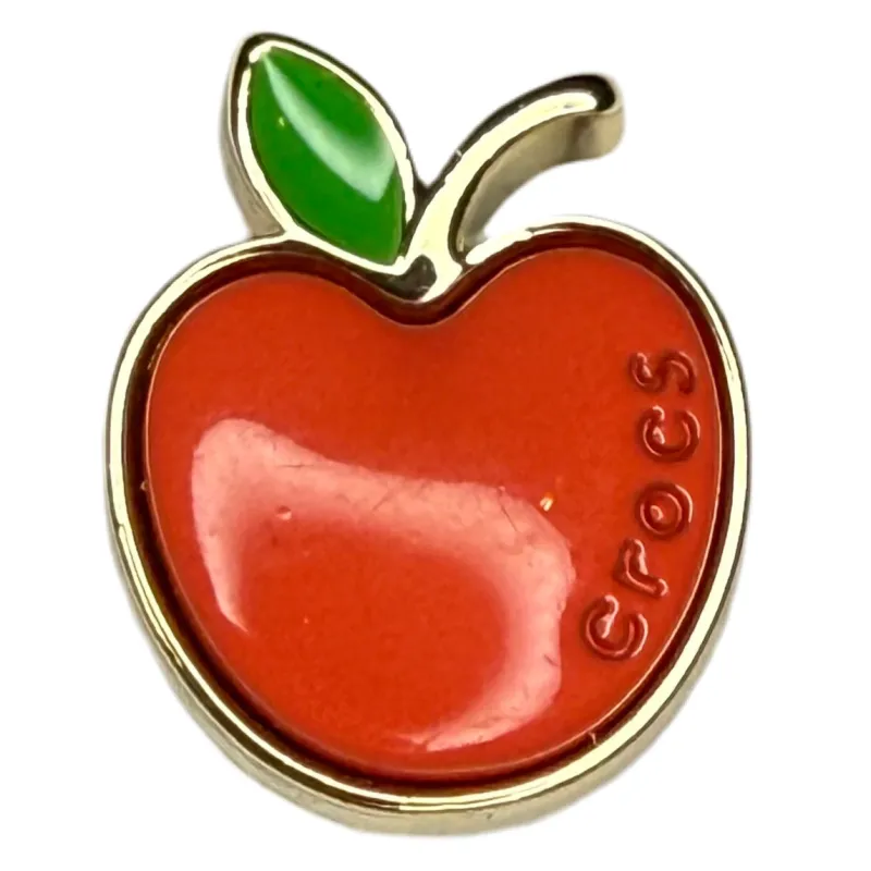 Crocs Jibbitz Elevated Apple Charm sold by The Foot Factory