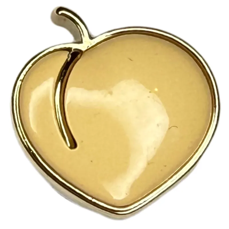 Crocs Jibbitz Elevated Peach Charm sold by The Foot Factory