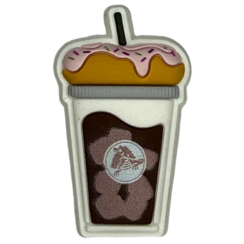 Crocs Jibbitz Donut Drink Charm sold by The Foot Factory