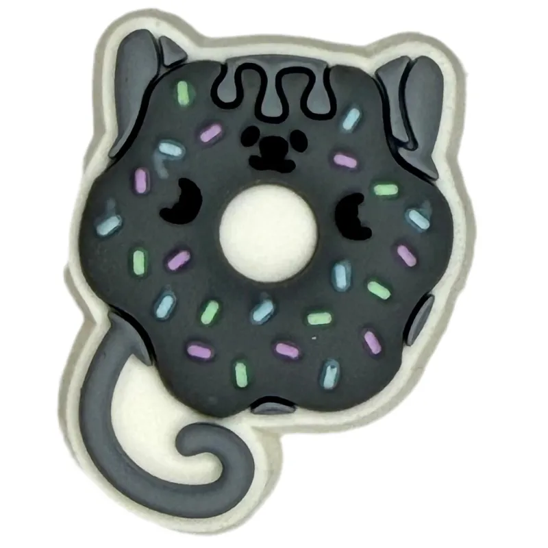 Crocs Jibbitz Donut Cat Charm sold by The Foot Factory