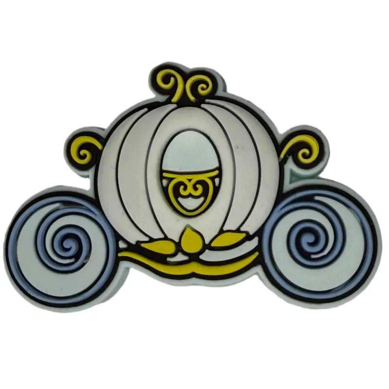 Crocs Jibbitz Cinderella Pumpkin Carriage Charm sold by The Foot Factory