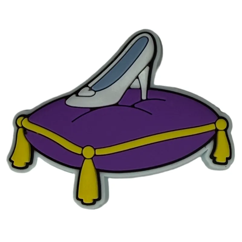 Crocs Jibbitz Cinderella Glass Slipper Charm sold by The Foot Factory