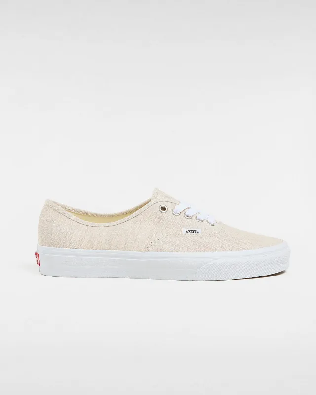 VANS Unisex Authentic Trainers - Summer Linen Egret sold by The Foot Factory
