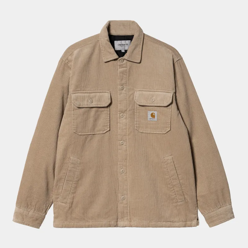Carhartt WIP Mens Whitsome Shirt Jacket - Wall sold by The Foot Factory