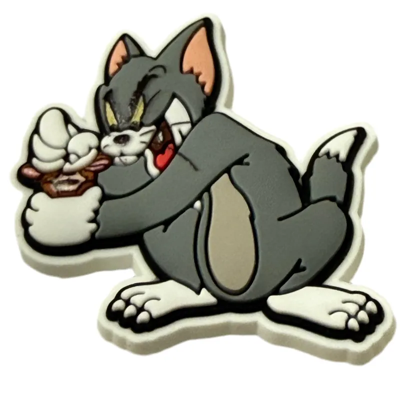 Crocs Jibbitz Tom & Jerry Grabbing Charm sold by The Foot Factory