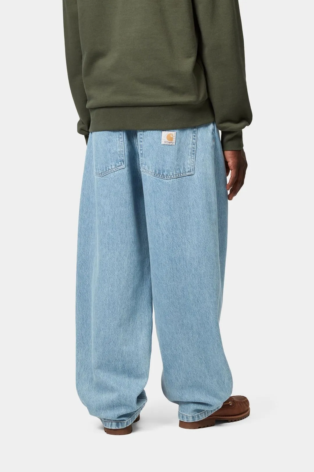 Carhartt WIP Mens Brandon Smith Denim Pant | Blue Stone Bleached sold by The Foot Factory product image thumbnail 4