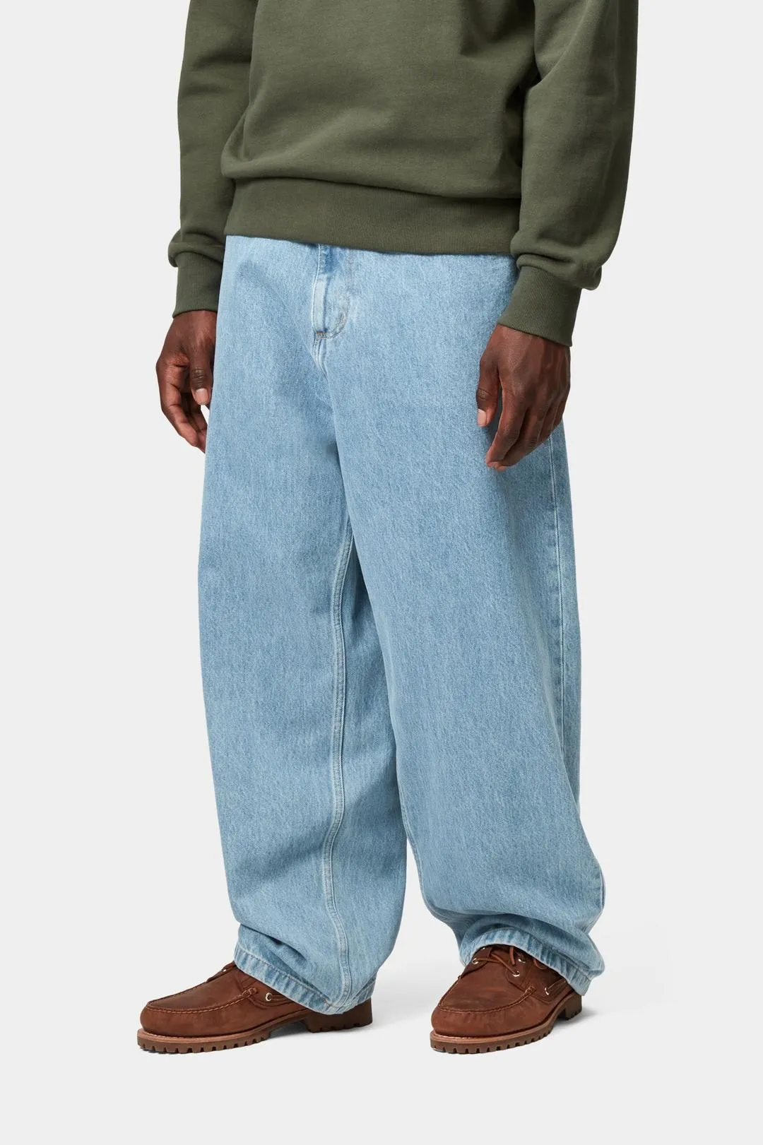 Carhartt WIP Mens Brandon Smith Denim Pant | Blue Stone Bleached sold by The Foot Factory product image thumbnail 5