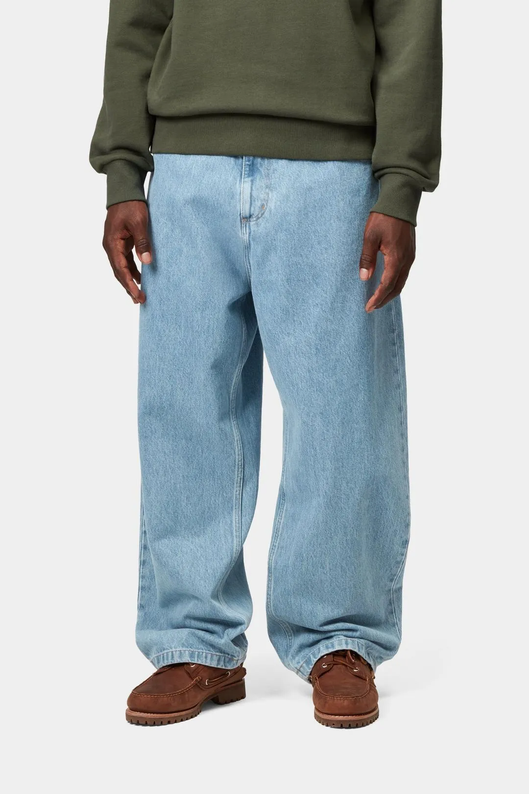 Carhartt WIP Mens Brandon Smith Denim Pant | Blue Stone Bleached sold by The Foot Factory product image thumbnail 3