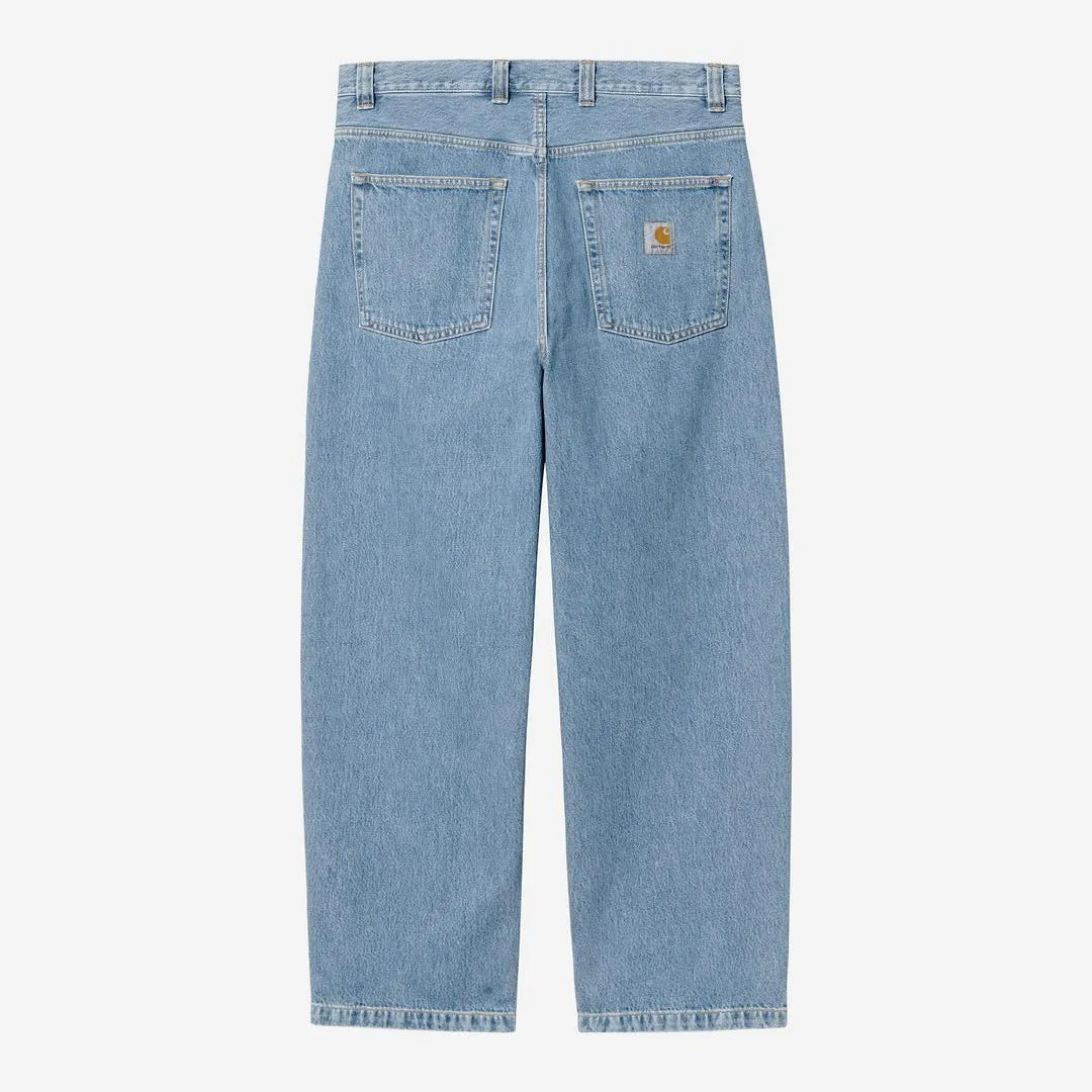Carhartt WIP Mens Brandon Smith Denim Pant | Blue Stone Bleached sold by The Foot Factory
