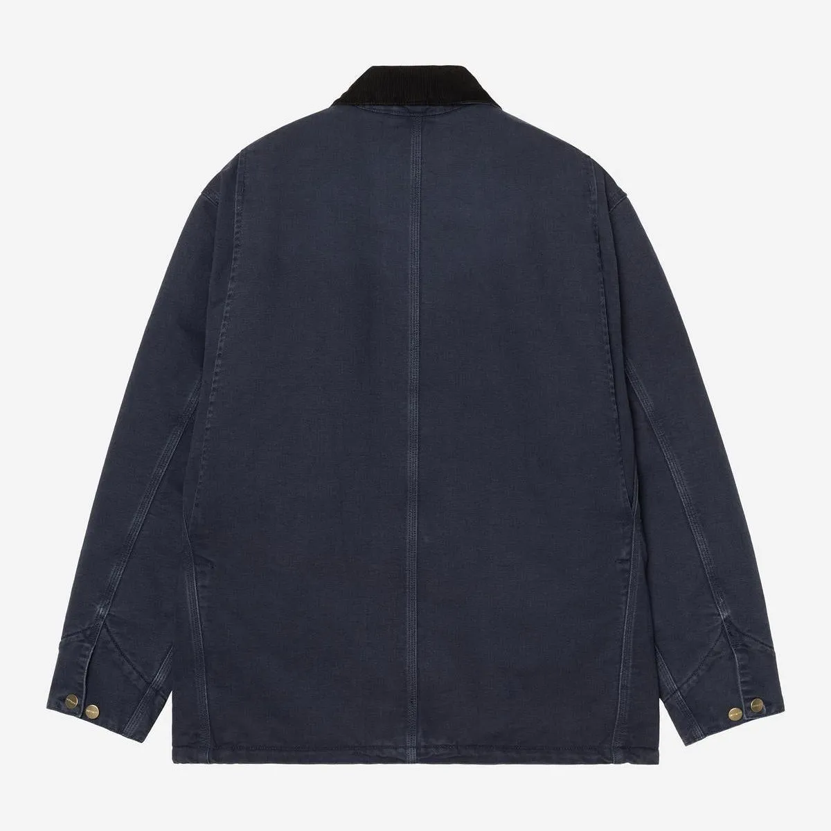 Carhartt WIP Mens OG Chore Coat Jacket | Dark Navy / Black Stone Canvas sold by The Foot Factory product image thumbnail 2