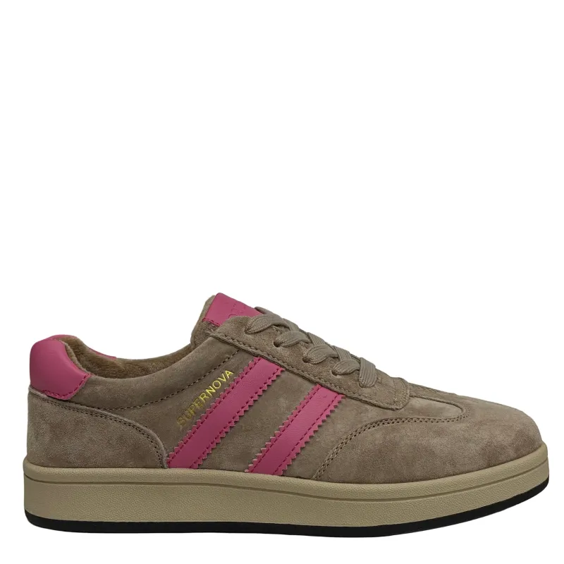 Drilleys Womens Forty One Trainers | Pink Sherbet sold by The Foot Factory