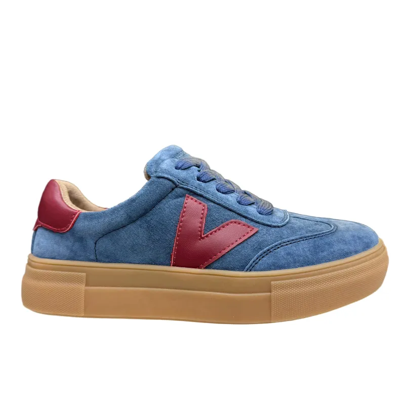Drilleys Womens Ninety Trainers | Wrangler Blue sold by The Foot Factory