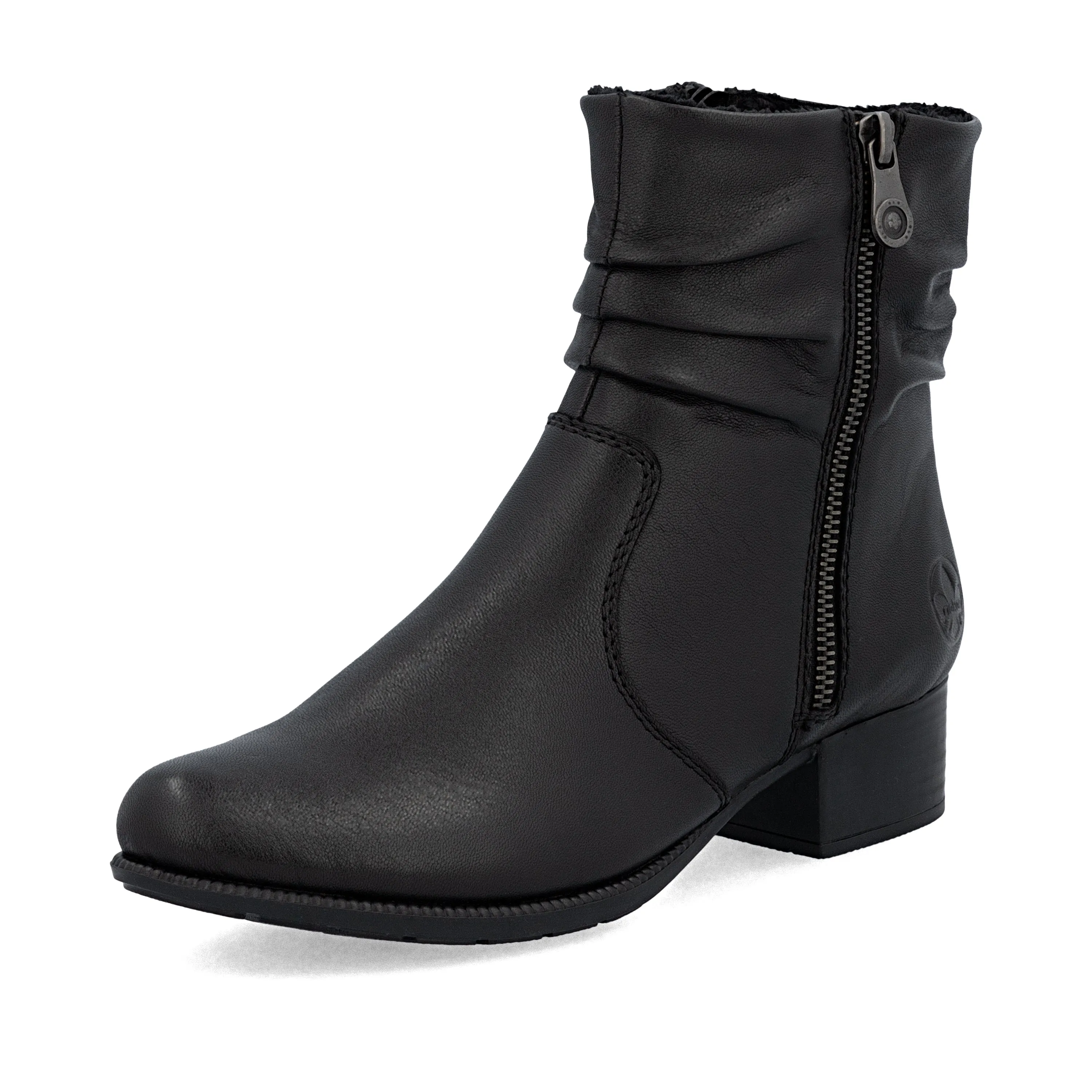 Rieker Womens Leather Fashion Ankle Boots | Black sold by The Foot Factory product image thumbnail 2