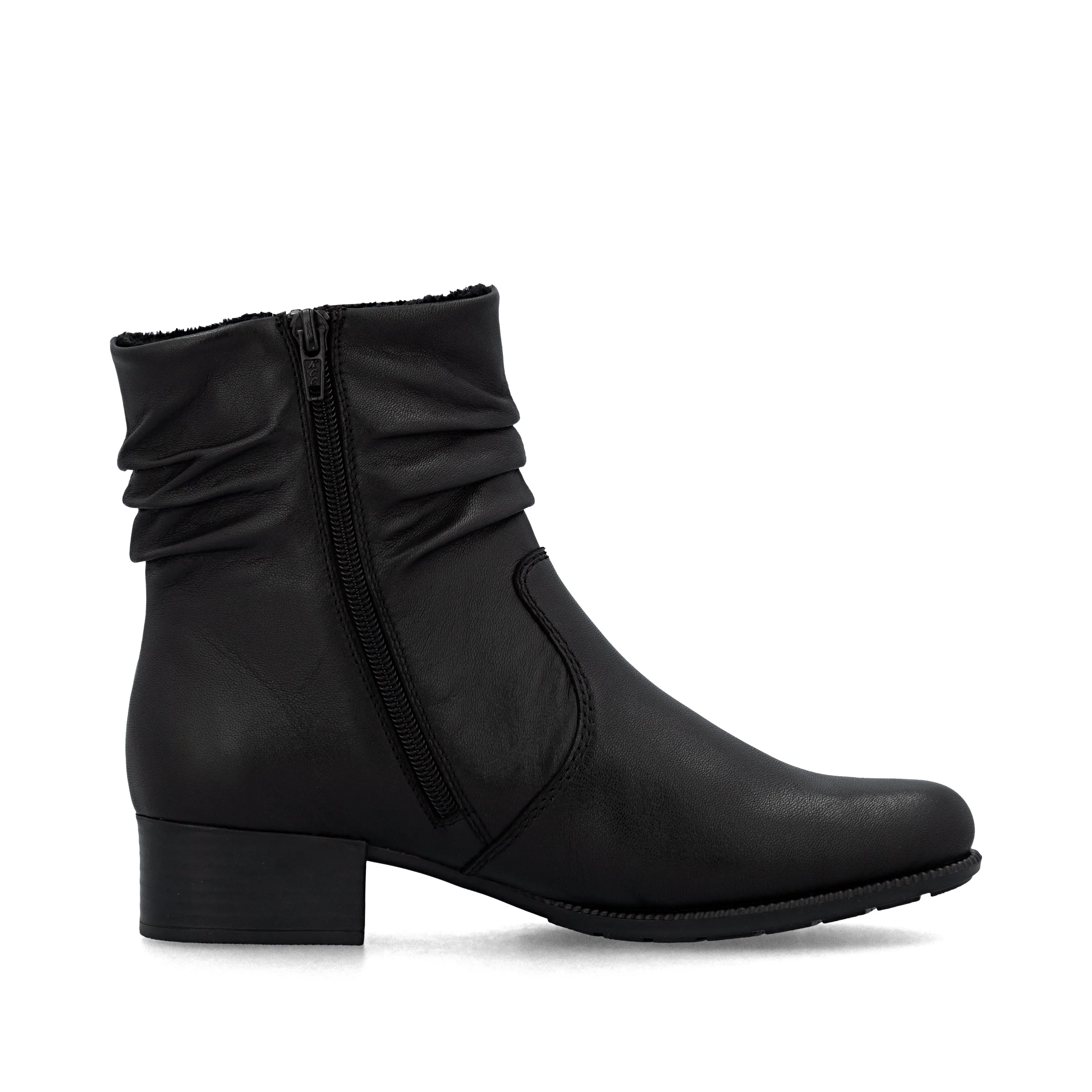 Rieker Womens Leather Fashion Ankle Boots | Black sold by The Foot Factory product image thumbnail 3