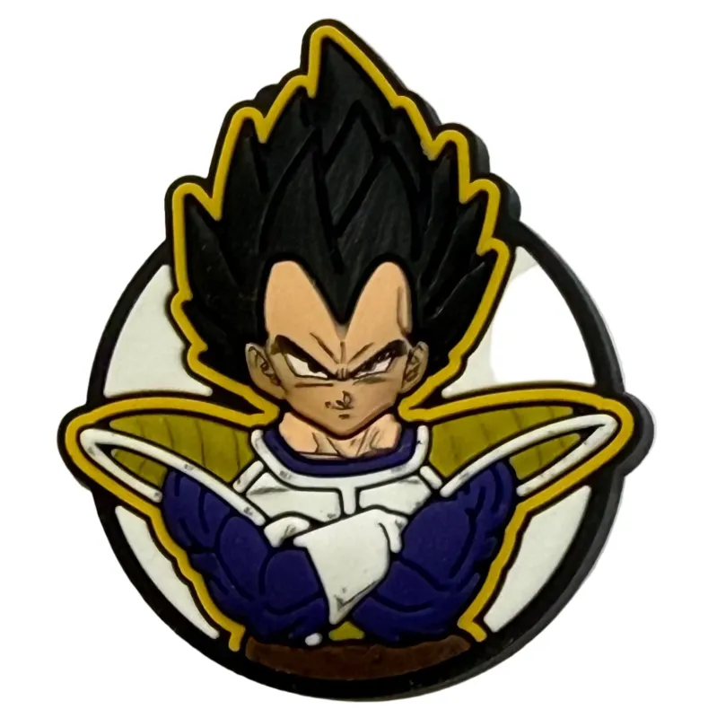 Crocs Jibbitz Dragon Ball Z Vegeta Charm sold by The Foot Factory